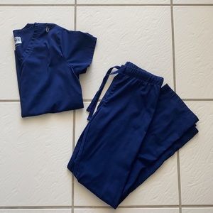Navy scrub set